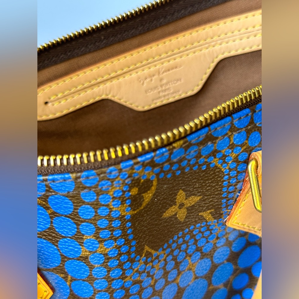 Louis Vuitton Yayoi Kusama Speedy 30 Blue - Picture 7 of 16